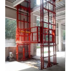 China 2.5 Tons Guide Rail Hydraulic Elevator Lift for Warehouse Cargo Loading CE supplier