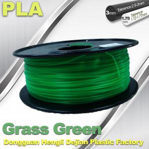 Grass Green biodegradable 3d printer filament PLA 1.75mm materials