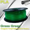 China Grass Green biodegradable 3d printer filament PLA 1.75mm materials wholesale