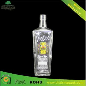 Tapered—Shape Glass Bottle for Rum