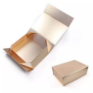 Luxury Collapsible Rigid Gift Box Foldable Cardboard For Cosmetic / Essential Oil