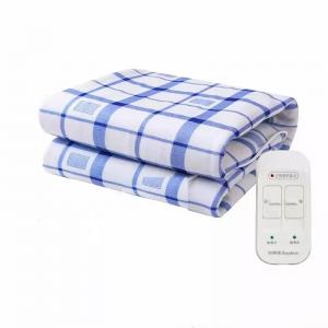 China Dual Digital Heated Low Emf Electric Blanket King Size Breathable Fleece supplier