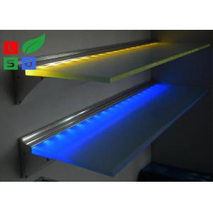 Wall Mounting 8mm 5050 SMD Led Glass Shelf Light illuminated For Store Display