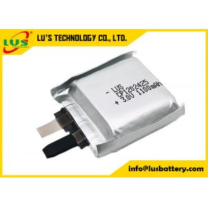 3V 1100mAh LiMnO2 Thin Cell CP1202525 CP1202626 CP1202828 Ultra Thin Foil Battery