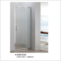 China Clear Tempered Glass Sliding Shower Door With Aluminum Alloy Frame OEM on sale