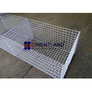 Anti Rust Welded Gabion Box , Gabion Rock Fence For Garden / Backyard Modern Planters