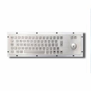 IP65 Stainless Steel 304 Industrial Keyboard With Trackball USB Port