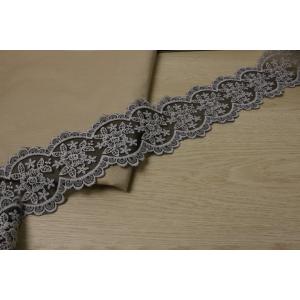 Floral Guipure Lace Trims , Bicolor Tulle Lace Trims OKEO TEX 100 Approved