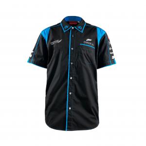 Custom Short Sleeve F1 Car Racing Shirt 100% Polyester Breathable Motocross Shirts