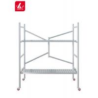 China 2m Folding aluminium mobile scaffolding tower Working Bench Outside on sale