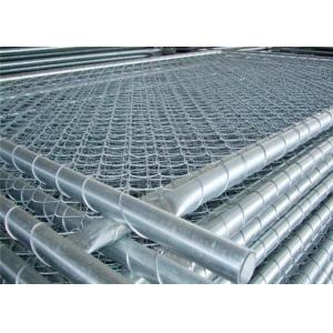 China Outdoor Steel Wire Mesh Fence Galvanized Chain Link Fence Height 1.8mm supplier