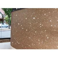 China 3 Chunky Glitter Wall Fabric , Glitter Material Wallpaper Shiny Stereoscopic on sale