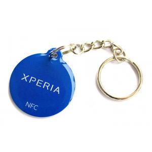 China NFC Chip Epoxy RFID Key Tag For Pet Identification supplier