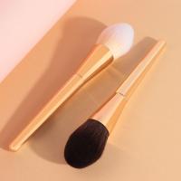 China Round Pointed Blending Foundation Brush 2pcs Powder Makeup Brush 100% Cruelty Free on sale