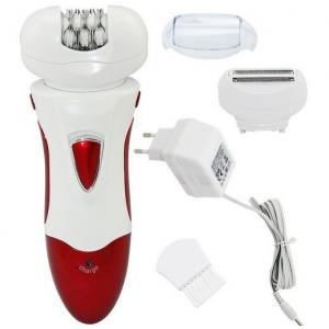 Rechargeable Epilator Shaver and Clipper 2 in 1 Set  with skin protector