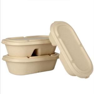 100% Biodegradable Disposable Wheat Straw Lunch Box Compostable
