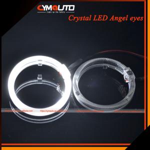 12V Angel Eyes LED DRL RGB Headlights Retrofit Angel Eye Crystal