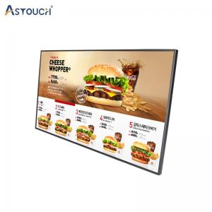 China 2K Digital Menu Boards For Advertising 43 Inch Signage Players FCC supplier