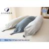 U Shape Memory Foam Pillows / Travel Microbead Neck Pillow With Lycra Cover