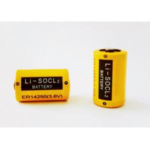 ER14250 Lithium Thionyl Chloride Battery Water Meter Alarm High Energy Battery