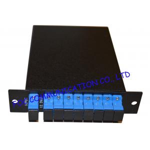 China 1*8 Fiber PLC Splitter LGX Type Rack Mount With SC / UPC Connector Low Insertion supplier