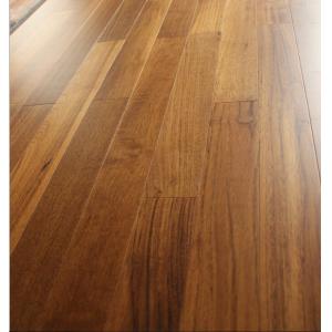 China Jointed 2230mm Myanmar Teak Engineered Parquet Flooring, Natural Color And Semi Gloss supplier