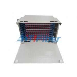 China 144 Core 8U ODF Fiber Optic Patch Panel With FC Square Fiber Adapter , Rack Mount Patch Panel supplier