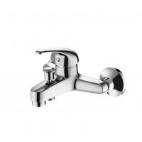China Chrome Plated Single Lever Mixer Tap For Wall Mounting Brass Body on sale