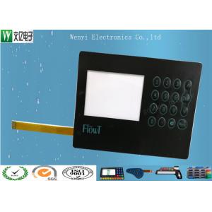China 0.5 Mm Pitch Embossing Membrane Switch , Double Side Membrane Switch Keypad supplier