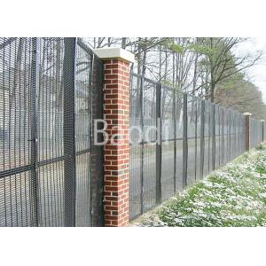Welded Steel Anti Climb Mesh Fence Easily Assembled With Post / Low Carbon Wire