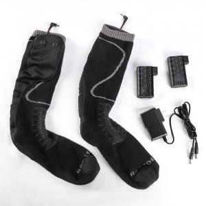 China 7.4V Battery Heated Socks Carbon Fiber Heated Hiking Socks Breathable supplier