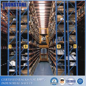 Compact Very Narrow Aisle Industrial Racking For Warehouse Storage