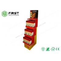 China Recyclable Retail POP Floor Display Custom Logo Printed Cardboard Display Stand on sale
