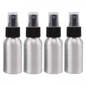 China Aluminum Fine Mist Spray Bottles Reusable Metal Travel Perfume Bottle supplier