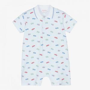 Baby boys summer clothes 100% cotton Polo Collar Baby Romper custom bodysuits Printed Body Suit Baby clothes for Newborn