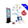 China Wireless 3G Digital Signage Interactive Information Kiosk LCD Advertising Monitor wholesale