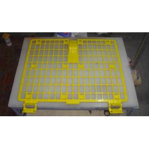 Yellow Plastic Brick Guard System / Scaffolding Safety Accessories