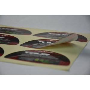 Golf Waterproof Vinyl Label Stickers Strong Glue For Brand Protection