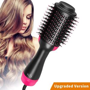 1000W Hot Air Dryer Ionic Hair Brush For Hair Straightening