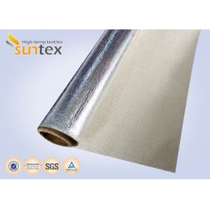 China Reflective Aluminum Foil Fiberglass Fabric For Flexible Connector Duct supplier
