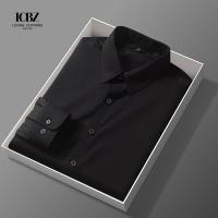 China Gender Men Slim Fit Dress Shirt with Logo 100% Mercerised Blue/Red/Green/White Formal on sale