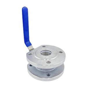 China 304/316 Stainless Steel Wafer Thin Ball Valves Model NO. Q71F-16P Straight Through Type supplier