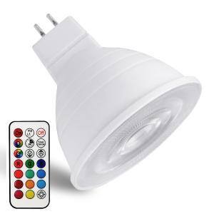 Home E14 LED Spotlight Bulbs Illuminate RGB+3000K / 6500K Color Temperature