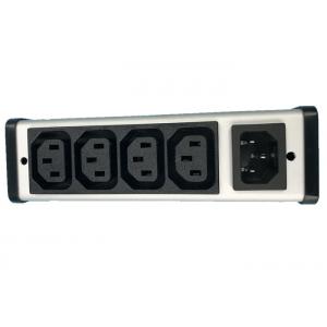 Hardwired Plug In PDU Power Distribution Unit 4 Outlet With IEC Connector Low Profile