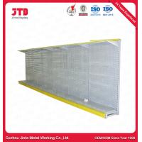 China 300mm 1800mm Gondola Display Shelving ISO9001 Yellow Metal Shelf on sale