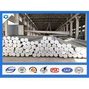 China 35FT 3mm Thick Q345 500kgf Load Galvanized Octagonal Steel Pole supplier