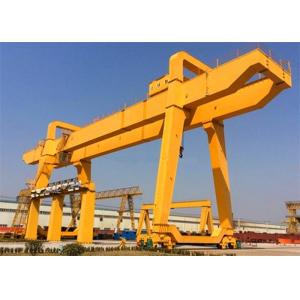 China Double Girder Rail Mounted Gantry Crane 20 Ton 50 Ton With Trolley supplier