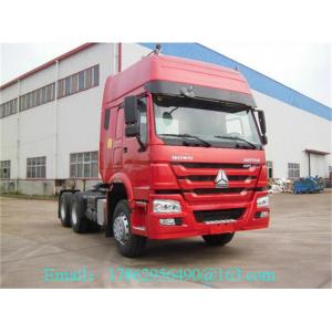 China Red Automatic Transmission Tractor Trailer Truck / 6x4 Tractor Units 420HP supplier