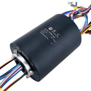 China Inner Diameter 25.4mm Hollow Electric Rotary Joint 24 Channels Customization wholesale