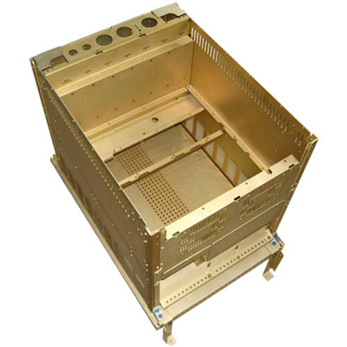 CNC Machining of Sheet Metal Box with Shaping Metal and Spraying Surface Processing